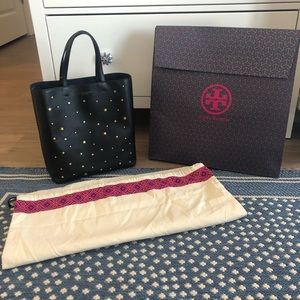 Tory Burch Star-Stud Small Tote NWT